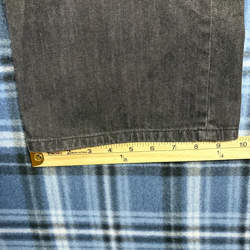 Guess Rowland Fit Relaxed Straight Jeans Mens 38x30 Faded Black 100% Cotton